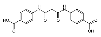 4-[[3-(4-carboxyanilino)-3-oxopropanoyl]amino]benzoic acid Structure