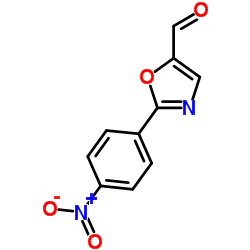 2-(4-Nitrophenyl)-1,3-oxazole-5-carbaldehyde Structure