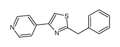 2-benzyl-4-pyridin-4-yl-1,3-thiazole Structure