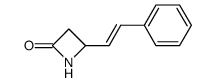 4-(trans-2-phenylethenyl)azetidin-2-one Structure