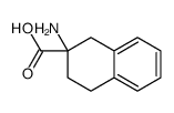 (S)-2-氨基-1,2,3,4-四氢-2-萘甲酸结构式