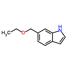 6-(乙氧基甲基)-1H-吲哚结构式