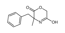 3-benzyl-3-methylmorpholine-2,5-dione Structure