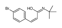 3-(4-bromophenyl)-N-tert-butylprop-2-enamide Structure