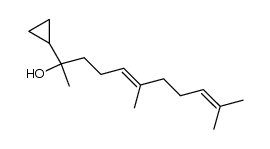 (E)-2-cyclopropyl-6,10-dimethylundeca-5,9-dien-2-ol Structure