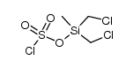 bis(chloromethyl)(methyl)silyl sulfochloridate Structure