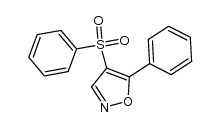 5-phenyl-4-(phenylsulfonyl)isoxazole结构式