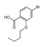 4-溴-2-丁氧基苯甲酸结构式