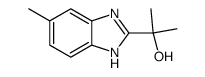 2-Benzimidazolemethanol,alpha,alpha,5(oralpha,alpha,6)-trimethyl-(6CI)结构式