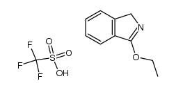 3-Ethoxy-1H-isoindolium-trifluormethansulfonat结构式