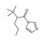 2-tert-butyl-1-imidazol-1-ylpentan-1-one Structure