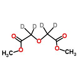 Dimethyl 2,2'-oxydi(2H2)acetate Structure