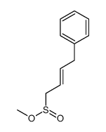 methyl 4-phenylbut-2-ene-1-sulfinate结构式