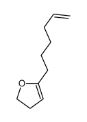 5-hex-5-enyl-2,3-dihydrofuran结构式