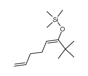 (E)-((2,2-dimethylocta-3,7-dien-3-yl)oxy)trimethylsilane结构式