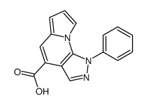 1-phenylpyrazolo[3,4-e]indolizine-4-carboxylic acid结构式