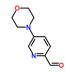 5-(4-Morpholinyl)-2-pyridinecarbaldehyde Structure