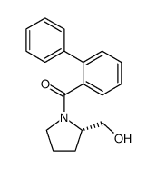 1-<<2(S)-(hydroxymethyl)pyrrolidinyl>carbonyl>-2-phenylbenzene Structure