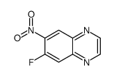 6-fluoro-7-nitroquinoxaline Structure