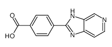 4-(3H-imidazo[4,5-c]pyridin-2-yl)benzoic acid Structure