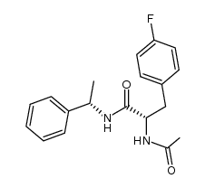 N-acetyl-S-phenylalanine S(-)-α-phenylethylamide Structure