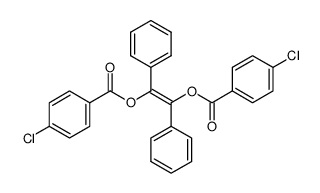 α,β-stilbenediol bis(p-chlorobenzoate)结构式