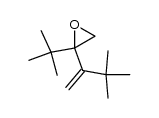 2-tert-Butyl-2-(1-tert-butylethenyl)oxiran Structure