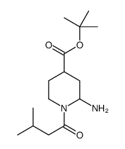 4-BOC-Amino-1-(isopentanoyl)piperidine structure