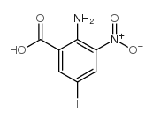 2-Amino-5-iodo-3-nitrobenzoic acid结构式