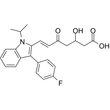 (Rac)-5-Keto Fluvastatin结构式