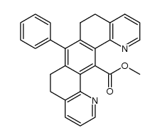 methyl 7-phenyl-5,6,8,9-tetrahydrobenzo[1,2-h:5,4-h']diquinoline-14-carboxylate Structure