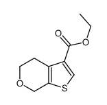 5,7-二氢-4H-噻吩并[2,3-c]吡喃-3-羧酸乙酯结构式