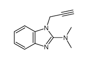 1H-Benzimidazol-2-amine,N,N-dimethyl-1-(2-propynyl)-(9CI) structure