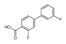 3,3'-DIFLUORO-[1,1'-BIPHENYL]-4-CARBOXYLIC ACID结构式