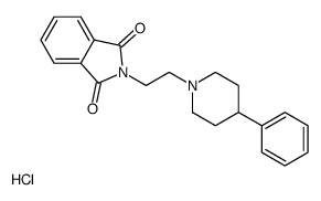 2-[2-(4-phenylpiperidin-1-yl)ethyl]isoindole-1,3-dione,hydrochloride结构式