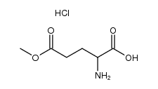 DL-glutamic acid-γ-methyl ester hydrochloride结构式
