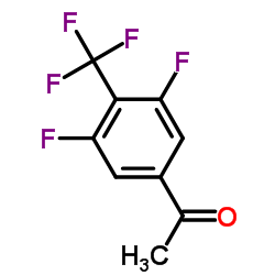 3',5'-Difluoro-4'-(trifluoromethyl)acetophenone Structure