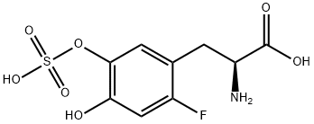 3-O-sulfato-6-fluoro-dopa structure