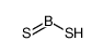 sulfanylideneborinothioic acid结构式