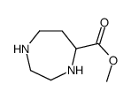 methyl 1,4-diazepane-5-carboxylate结构式