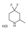 4,4-二氟-2-甲基哌啶盐酸盐结构式