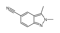 2,3-dimethylindazole-5-carbonitrile结构式