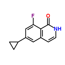 6-Cyclopropyl-8-fluoroisoquinolin-1(2H)-one Structure