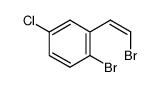 (Z)-1-bromo-2-(2-bromovinyl)-4-chlorobenzene Structure