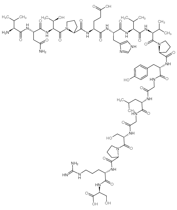Big Endothelin-1 (22-38), human Structure