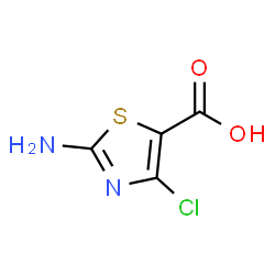 2-Amino-5-carboxy-4-chloro-1,3-thiazole structure