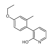 3-(4-ethoxy-2-methylphenyl)-1H-pyridin-2-one结构式