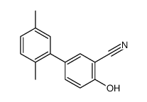 5-(2,5-dimethylphenyl)-2-hydroxybenzonitrile结构式