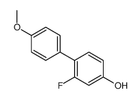 3-fluoro-4-(4-methoxyphenyl)phenol结构式