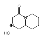 1,2,3,6,7,8,9,9a-octahydropyrido[1,2-a]pyrazin-4-one,hydrochloride结构式